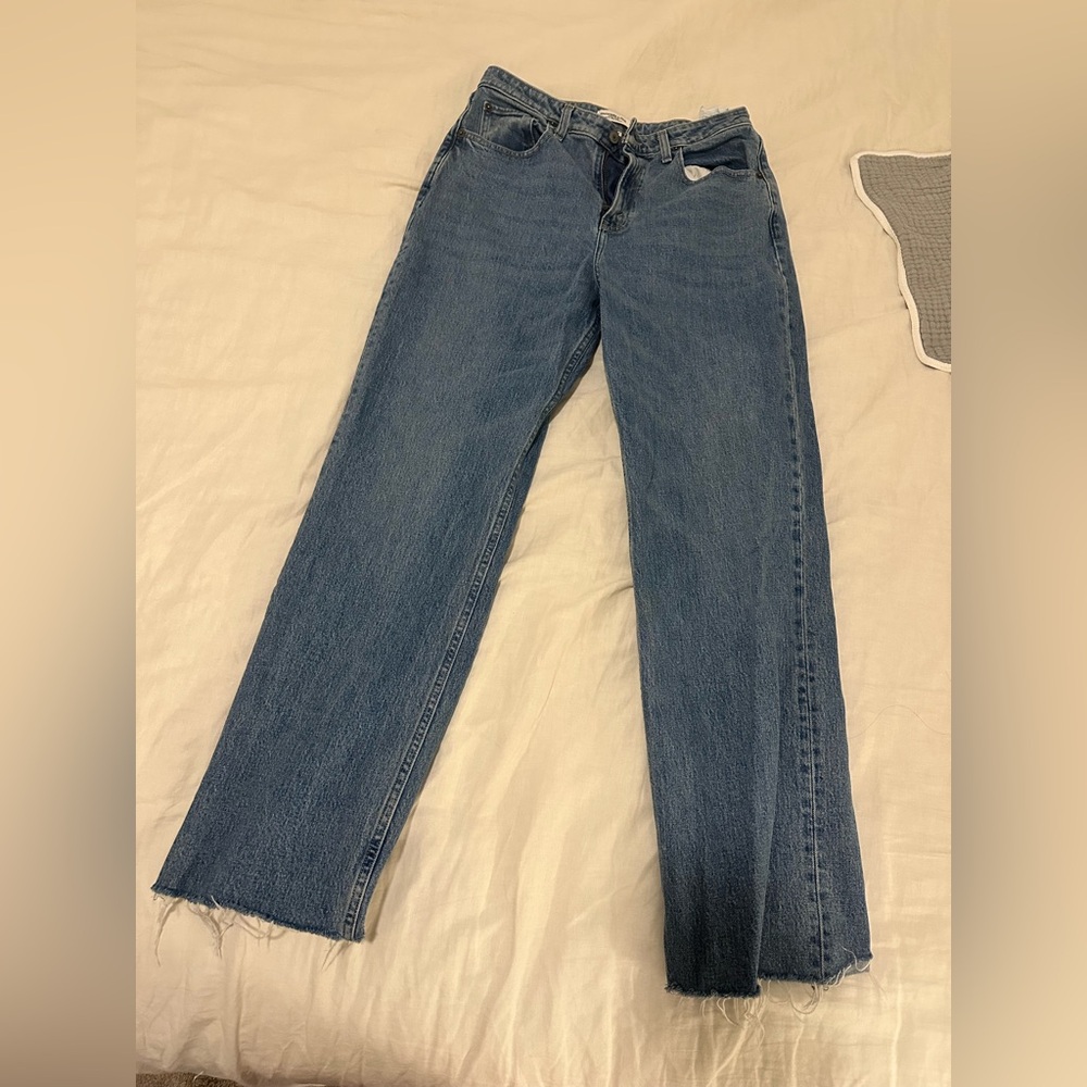 Abercrombie & Fitch Women's 90s style Relaxed fit Blue Jeans